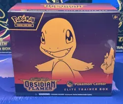 2023 OBSIDIAN FLAMES POKEMON CENTER ELITE TRAINER BOX 🔥 CHARMANDER NIB SEALED! - Image 1