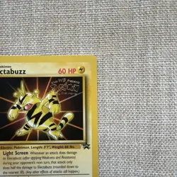 Electabuzz Pokemon Card - Wizards of The Coast Black Star Promos 2 Regular Promo - Image 5