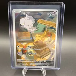 Pokemon TCG Espurr 095/088 2026 Perfect Order Illustration Rare Card - NM - Image 1