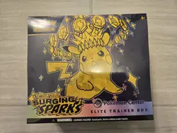 Pokemon TCG Surging Sparks Pokemon Center ETB Elite Trainer Box Factory Sealed - Image 1