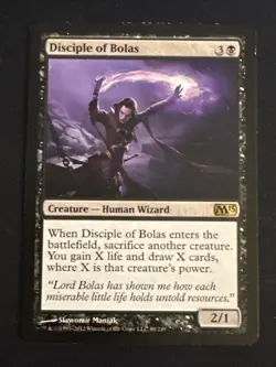 1x Disciple of Bolas (88) Core Set 2013 M13 LP MTG Magic the Gathering x1 MKE - Image 1