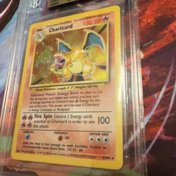 1999 Charizard Pokemon Base Set Holo #4 4/102 BGS 9.5 With Amazing Sub Grades - Image 3
