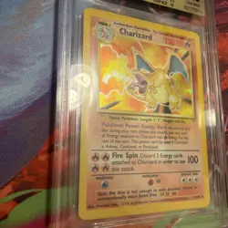 1999 Charizard Pokemon Base Set Holo #4 4/102 BGS 9.5 With Amazing Sub Grades - Image 4