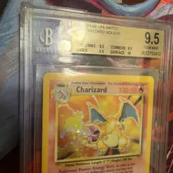 1999 Charizard Pokemon Base Set Holo #4 4/102 BGS 9.5 With Amazing Sub Grades - Image 5
