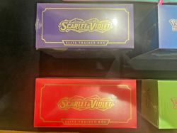 Pokemon Scarlet & Violet ETB Lot 4 Sealed Base Set Temporal Forces Stellar Crown - Image 2