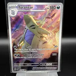 Pokemon | Tyranitar 222/193 Paldea Evolved Illustration Rare Holo IR - Image 1