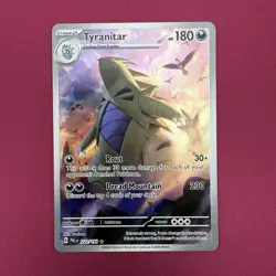 Pokemon | Tyranitar 222/193 Paldea Evolved Illustration Rare Holo IR - Image 2