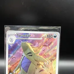 Pokemon | Tyranitar 222/193 Paldea Evolved Illustration Rare Holo IR - Image 4