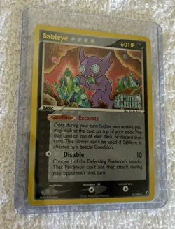 Pokemon Sableye Crystal Guardians Reverse Holo Rare 10/100 Basic 2006 STAMPED - Image 2