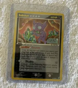 Pokemon Sableye Crystal Guardians Reverse Holo Rare 10/100 Basic 2006 STAMPED - Image 5