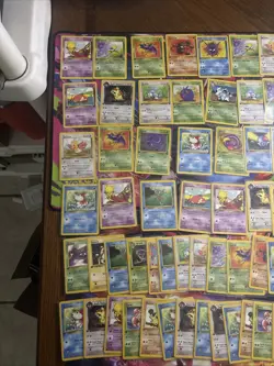 Vintage Pokemon Card Lot WOTC First Edition Fossil Jungle Team Rocket 75 Cards - Image 2