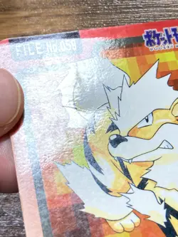 Pokemon Carddass Card Arcanine File No.59 Bandai Pocket Monsters 1997 Japan - Image 3
