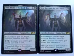 MTG - 2x Vito Thorn of the Duskrose - Foil - M21 - NM - Image 1