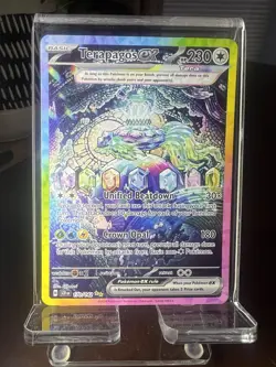 Terapagos EX 170/142 Special Illustration Rare Pokemon Stellar Crown CLEAN - Image 1