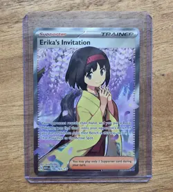 Pokemon TCG Scarlet & Violet 151 Holo Erika's Invitation 196/165 - Image 3