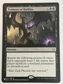 MTG - Torment of Hailfire, Hour of Devastation, #077, Regular, Rare, NM - Image 1