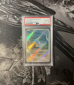 Pokemon Squirtle 170/165 Scarlet & Violet Illustration Rare Holo PSA 10 GEM MINT - Image 1