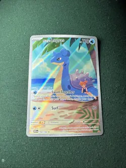 Pokemon Misty's Lapras Illustration Rare Holo Sv10 Destined Rivals 194/182 - Image 1