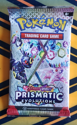 Pokemon TCG Scarlet & Violet Prismatic Evolutions Booster Pack – Factory Sealed - Image 1