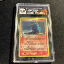 2006 Pokemon EX Dragon Frontiers Heracross Delta Species Reverse Holo #3 HGA 9 - Image 1