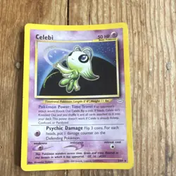 Pokemon TCG The Pokemon Company Celebi Neo Revelation Holo Rare 03/64 50 HP - Image 1