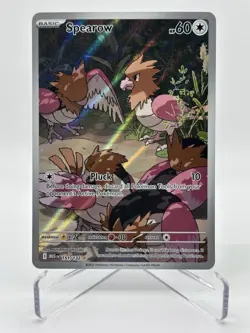 Pokemon: Spearow Illustration Rare IR Full Art Holo 151/132 Mega Evolution - Image 1
