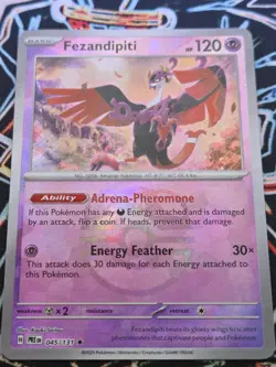 Pokemon TCG - Fezandipiti 045/131 (Master Ball Pattern) - Prismatic Evolutions - Image 1