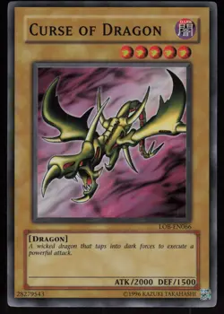 Curse of Dragon LOB-EN066 LOB Super Rare (Worldwide English) Yu-Gi-Oh - Image 1