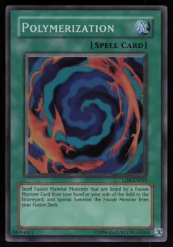 Polymerization LOB-EN059 LOB Super Rare (Worldwide English) Yu-Gi-Oh - Image 1