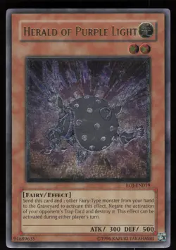 Herald of Purple Light (UTR) EOJ-EN019 NA ENHANCED Ultimate Rare Yu-Gi-Oh - Image 1