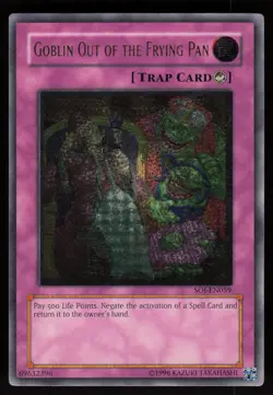 Goblin Out of the Frying Pan (UTR) SOI-EN059 NA ENHANCED Ultimate Rare Yu-Gi-Oh - Image 1