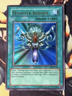Yugioh: Monster Reborn - LOB-118 - Ultra Rare - Unlimited - LP - Image 1