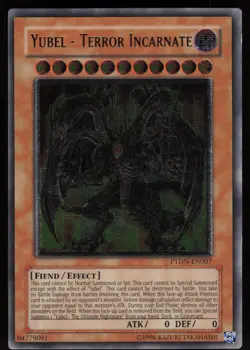 Yubel - Terror Incarnate (UTR) PTDN-EN007 EURO Ultimate Rare Yu-Gi-Oh - Image 1
