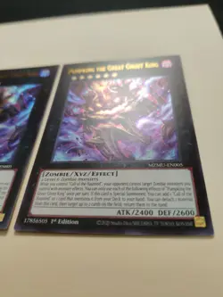 2x Pumpking the Great Ghost King MZMU-EN005 Ultra Rare 1st Edition VLP - Image 3