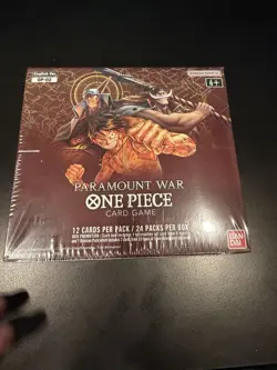 One Piece Card Game OP-02 Paramount War Booster Box English Sealed Fresh Case - Image 1