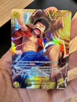 Monkey D Luffy OP15 SEC 119 Adventure On Kami’s Island ENGLISH Bell Luffy - MINT - Image 1