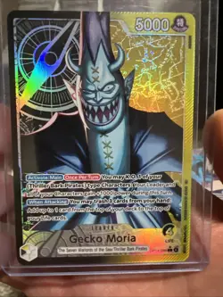 GECKO MORIA One Piece Op14-080 Alt Art Leader English - Image 1