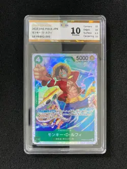 2025 One Piece TCG JPN Monkey D. Luffy Character #PRB02-005 SR Holo JBH10 OC83 - Image 1