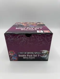 One Piece Card Game Double Pack Set 7 Display NOT SEALED A Fist Of Divine Speed - Image 2