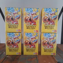 Lot of 6 ONE PIECE OP-15 DOUBLE PACK SET 10 Adventure On Kami's Island - SEALED - Image 1