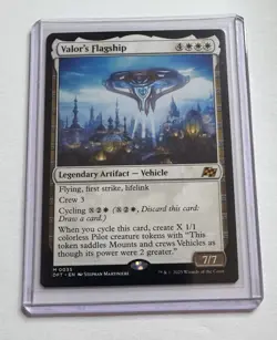 Valor's Flagship #35 Aetherdrift Mythic Legendary Artifact MTG NM/M - Image 1