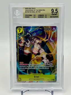 2023 ONE PIECE AWAKENING OF THE NEW ERA #OP05100 ENEL SR PAR BGS 9.5 - Image 1