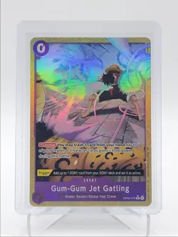 GUM-GUM JET GATLING 2024 ONE PIECE PREMIUM VOL. 2 ALT ART #OP03-072 Q6736 - Image 1