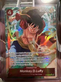 MONKEY D LUFFY One Piece Op12-015 Alt Art English - Image 1