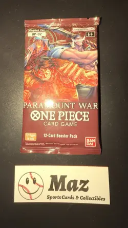 One Piece TCG Paramount War Booster Pack OP-02 English New Sealed Includes Case - Image 4