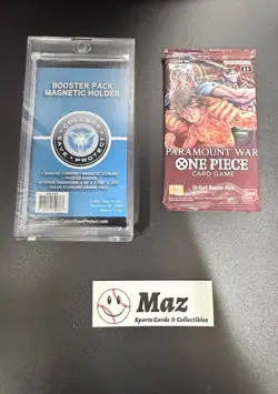 One Piece TCG Paramount War Booster Pack OP-02 English New Sealed Includes Case 811039039103 - Image 1