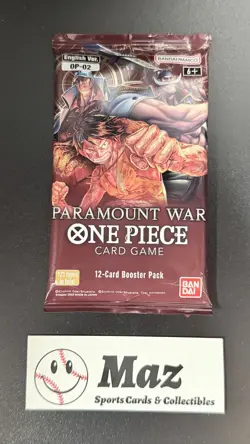 One Piece TCG Paramount War Booster Pack OP-02 English New Sealed Includes Case 811039039103 - Image 4
