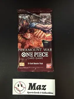 One Piece TCG Paramount War Booster Pack OP-02 English - MINT - Image 1