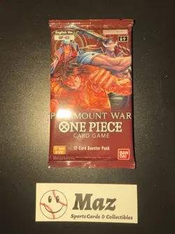 One Piece TCG Paramount War Booster Pack OP-02 English Factory Sealed - MINT - Image 1