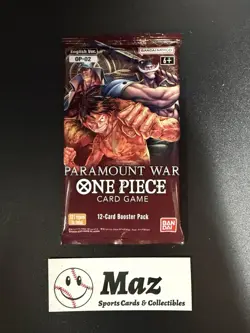 One Piece TCG Paramount War Booster Pack OP-02 English Factory Sealed - MINT - Image 1